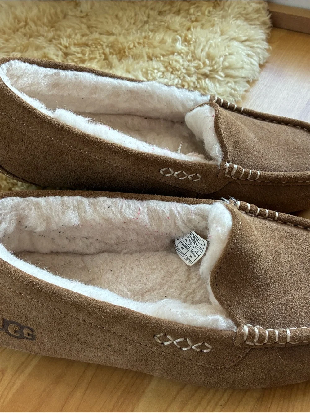 UGG Men's Chestnut Suede Slip-On Moccasins